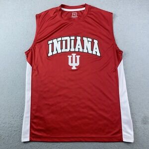 Indiana Hoosiers Basketball/Football Jersey Red PRO EDGE Men's Large Stretch